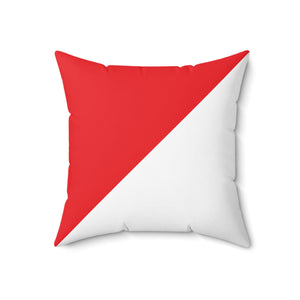 Signal Flag - Triangle - Spun Polyester Square Pillow