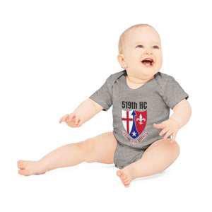 519th HC - Baby Organic Short Sleeve Bodysuit - Printed in Germany
