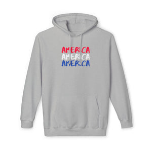 America x3!!! - Unisex Hooded Sweatshirt, Made in US