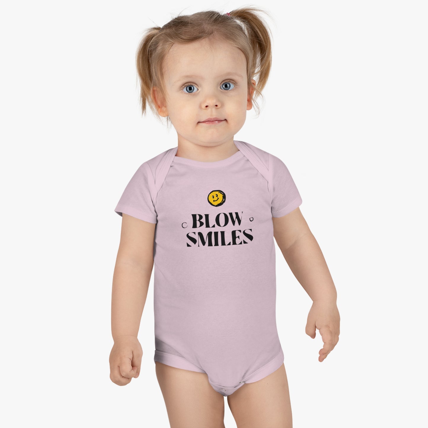 Blow Smiles Baby Short Sleeve Onesie®