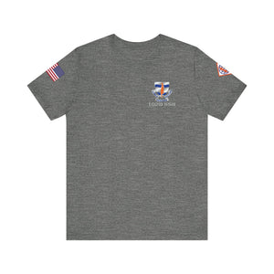 102d SSB - Sleeve with USA/2TSB - Unisex Jersey Short Sleeve Tee