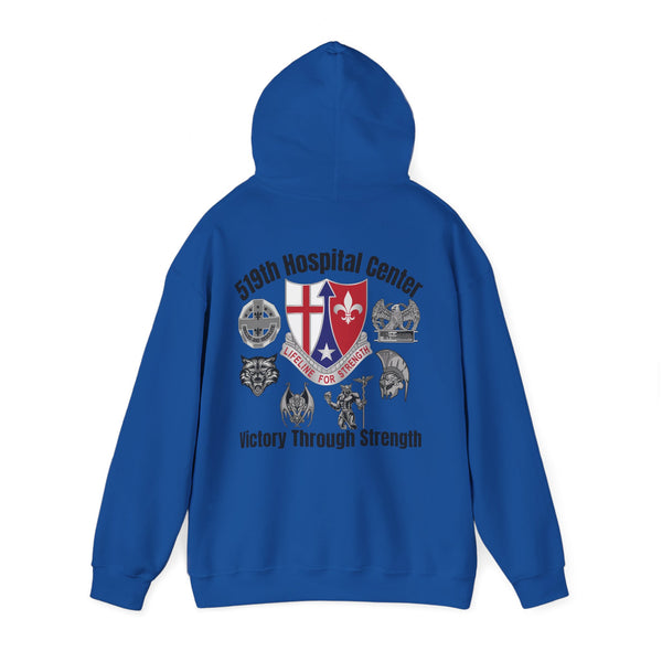 Elite Coach - 512th Field Hospital - Unisex Heavy Blend™ Hooded Sweatshirt