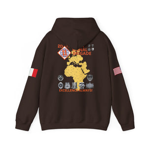 509th SSB - Flags on Sleeves - Unisex Heavy Blend™ Hooded Sweatshirt