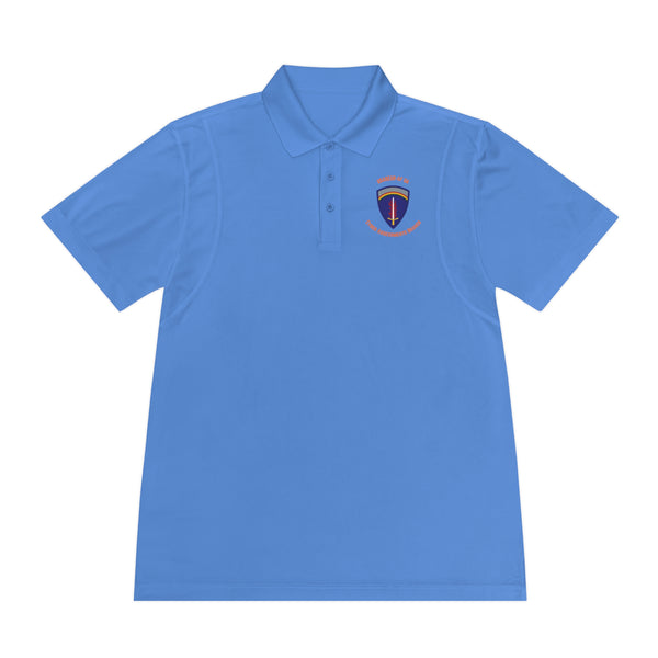 CAB U'R-AF Logo - Orange text - Men's Sport Polo Shirt