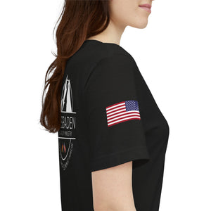 WHM - Flags on Sleeves - Unisex Jersey Short Sleeve Tee