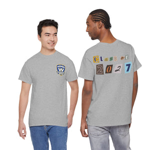 WHS Class of 2027 - Adult Sizes - Unisex Heavy Cotton Tee