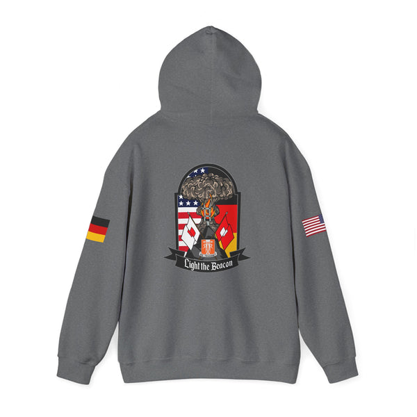 USANEC-S  Flags on Sleeves  Unisex Heavy Blend™ Hooded Sweatshirt