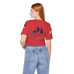 WHM - Flags on Sleeves - Unisex Jersey Short Sleeve Tee