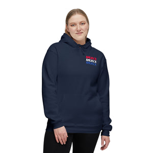 America x 3 - Unisex Hooded Sweatshirt, Made in USA