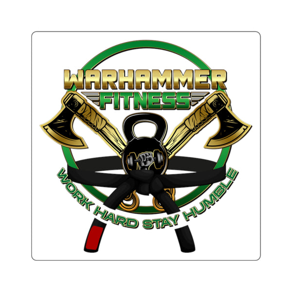 Warhammer Fitness Square Stickers