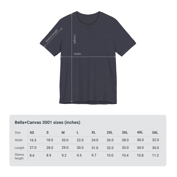 WHM - Flag on Sleeves - Unisex Jersey Short Sleeve Tee