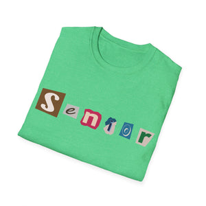 Senior - Adult Sizing - Blank Back - Unisex Softstyle T-Shirt