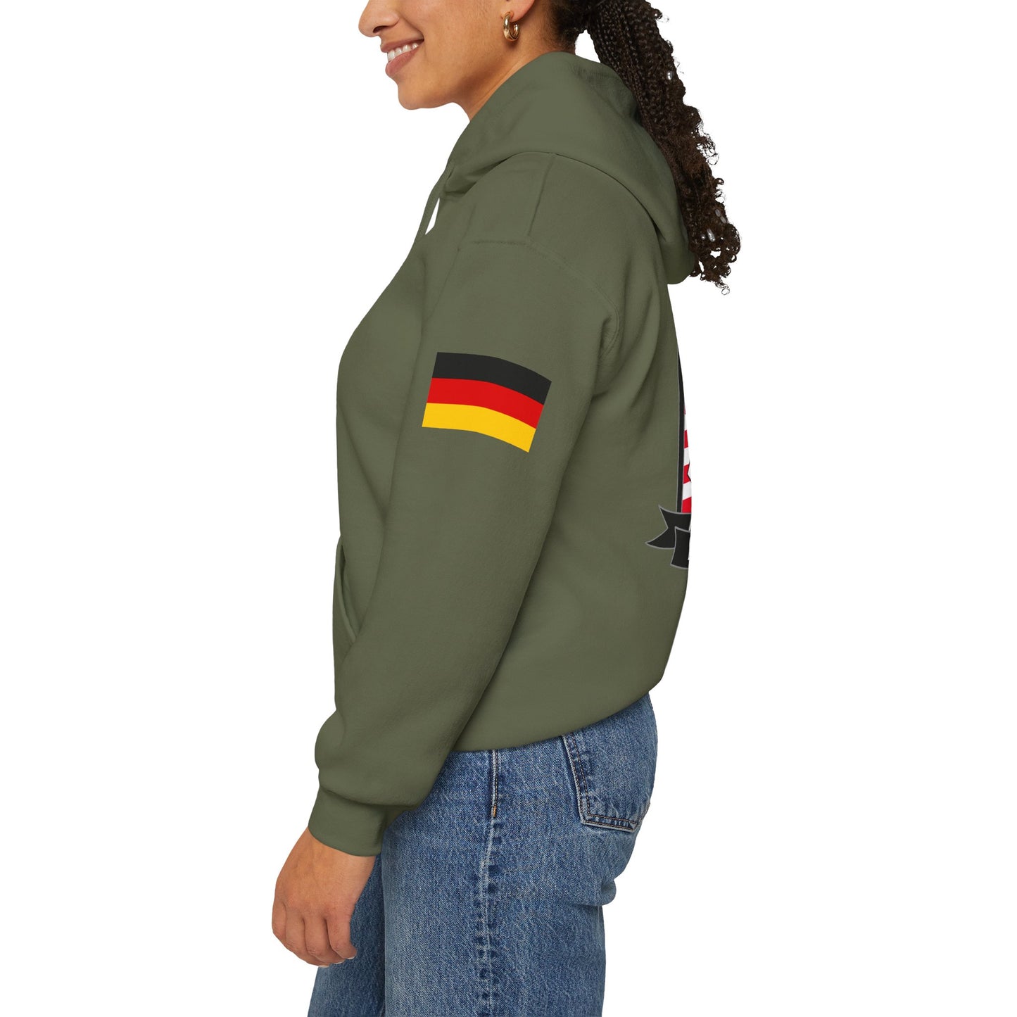 USANEC-S - Flags on Sleeves - Unisex Heavy Blend™ Hooded Sweatshirt