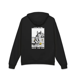 Sow Smiles! - Farmer Back - Relaxed Hoodie