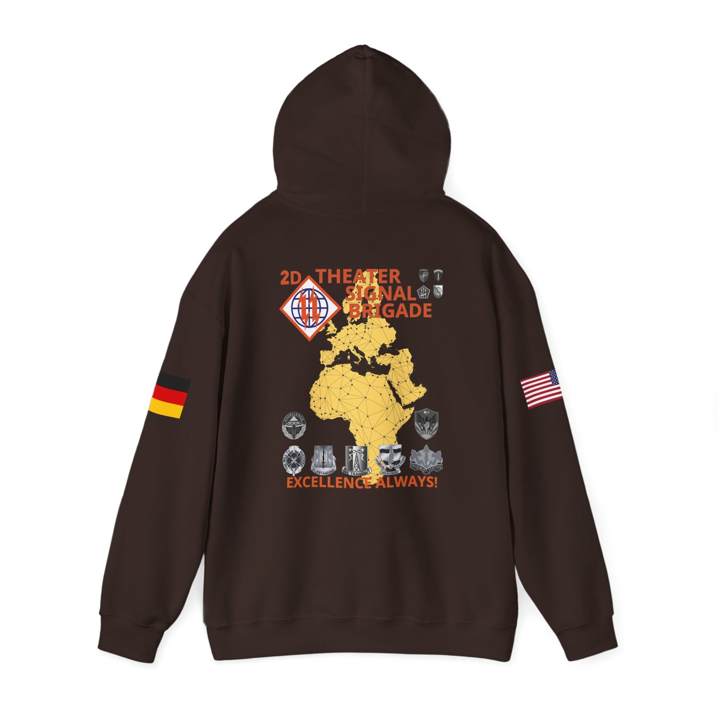 2TSB - Flags on Sleeves - Unisex Heavy Blend™ Hooded SweatshirT