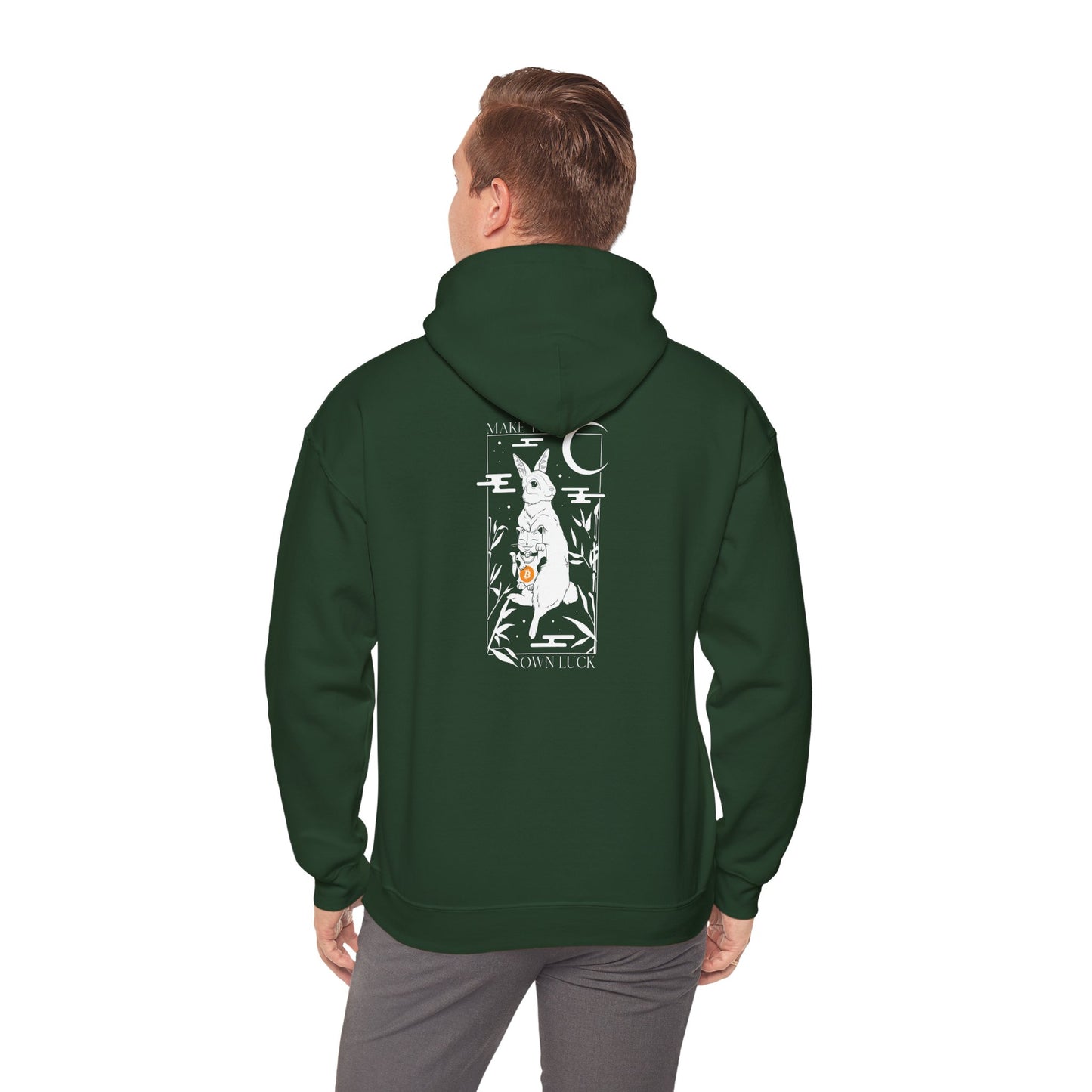 Bitcoin Lucky! Unisex Heavy Blend™ Hooded Sweatshirt