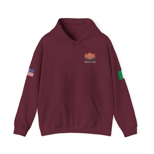 509th SSB - Flags on Sleeves - Unisex Heavy Blend™ Hooded Sweatshirt