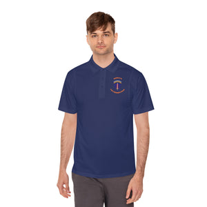 CAB U'R-AF Logo - Orange text - Men's Sport Polo Shirt
