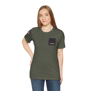 Warhammer - Flag on Sleeves - Unisex Jersey Short Sleeve Tee