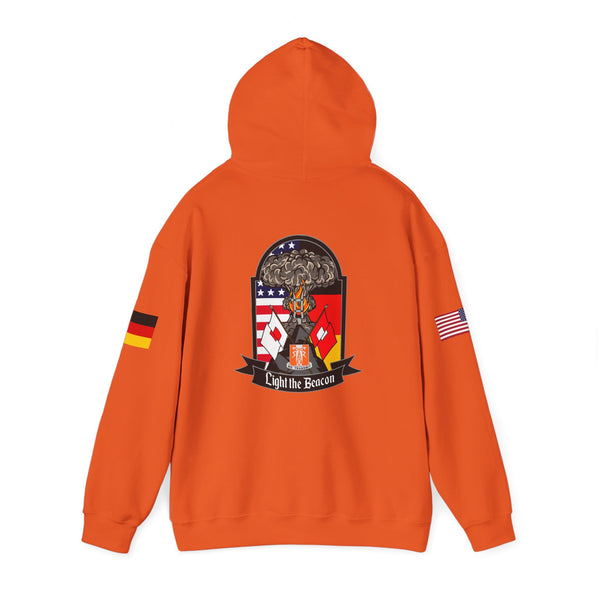 USANEC-S  Flags on Sleeves  Unisex Heavy Blend™ Hooded Sweatshirt