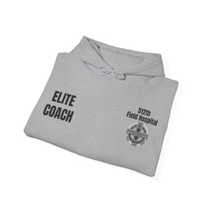 Elite Coach - 512th Field Hospital - Unisex Heavy Blend™ Hooded Sweatshirt