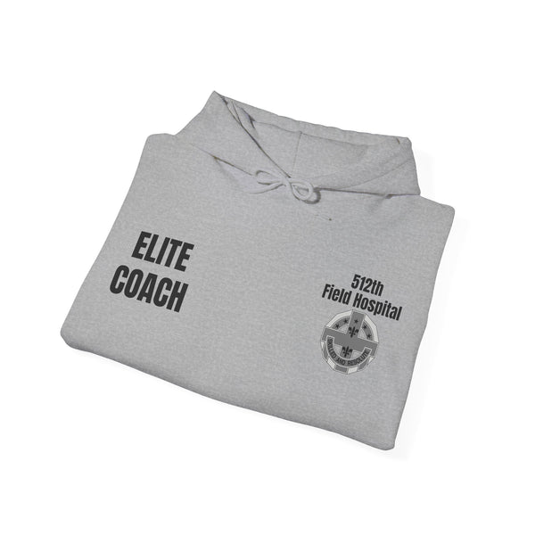 Elite Coach - 512th Field Hospital - Unisex Heavy Blend™ Hooded Sweatshirt