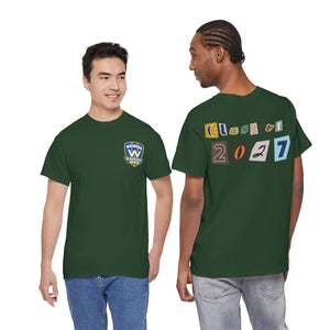 WHS Class of 2027 - Adult Sizes - Unisex Heavy Cotton Tee