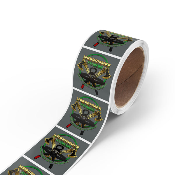 Warhammer Fitness Sticker Labels