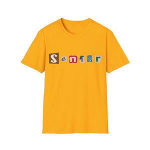 Senior - Adult Sizing - Blank Back - Unisex Softstyle T-Shirt