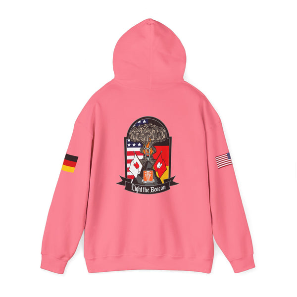 USANEC-S  Flags on Sleeves  Unisex Heavy Blend™ Hooded Sweatshirt