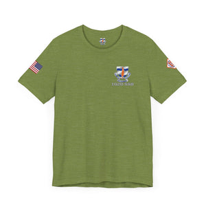 102d SSB - Sleeve with USA/2TSB - Unisex Jersey Short Sleeve Tee
