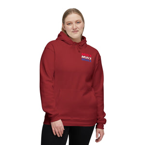 America x 3 - Unisex Hooded Sweatshirt, Made in USA