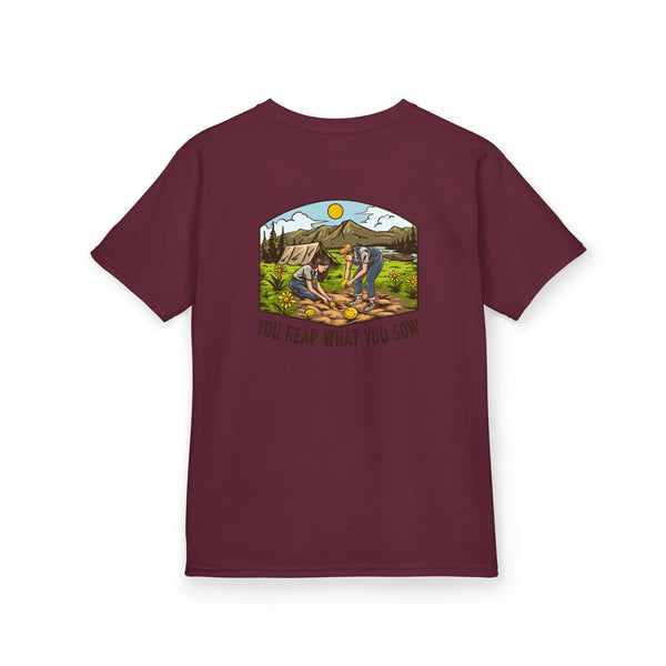 Camping Smiles! - Kids Heavy Cotton Tee