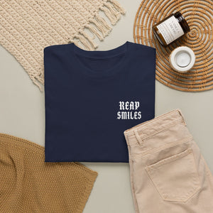 Reap Smiles - Embroidery - Unisex Heavy Cotton Tee