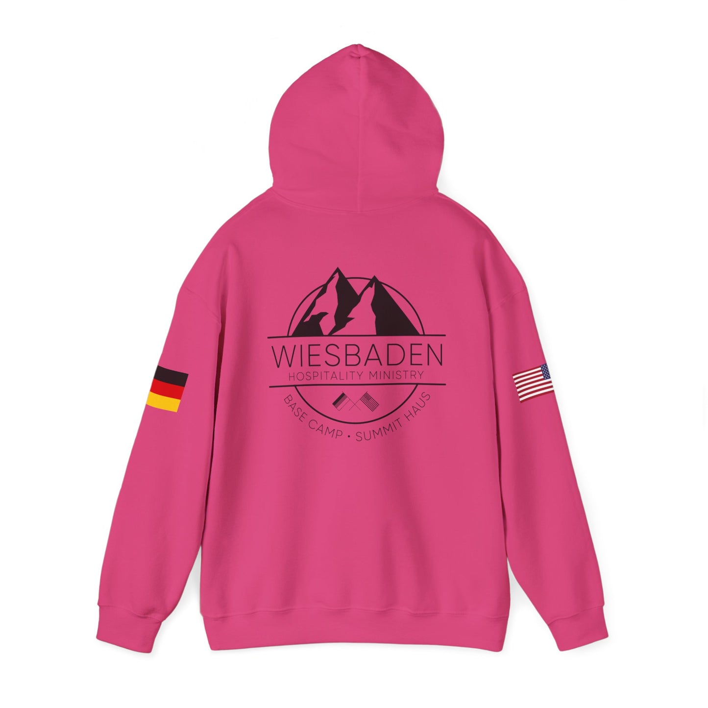 WHM - Flags on Sleeves - Unisex Heavy Blend™ Hooded Sweatshirt