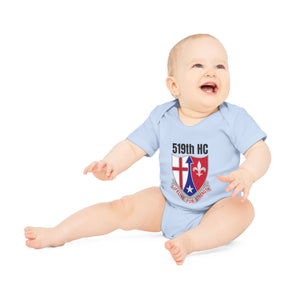 519th HC - Baby Organic Short Sleeve Bodysuit - Printed in Germany