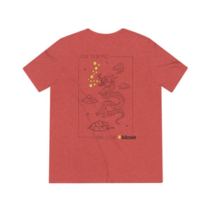 The Strong Breathe Bitcoin! - Triblend Tee