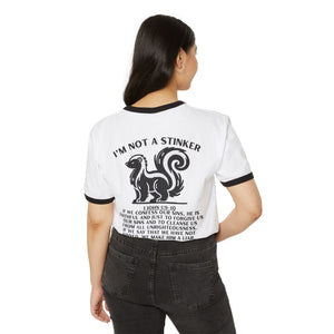 I'M A STINKER - Unisex Cotton Ringer T-Shirt