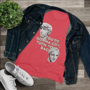 Turn Around With A Smile -  Women's Triblend Tee