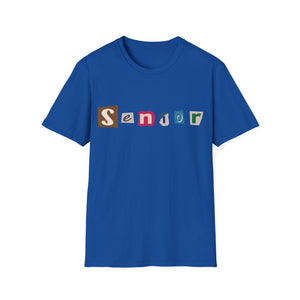 Senior - Adult Sizing - Blank Back - Unisex Softstyle T-Shirt
