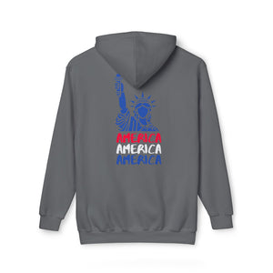 America x3!!! - Unisex Hooded Sweatshirt, Made in US