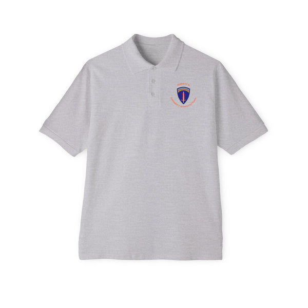 AAB U'R-AF - Orange text - Men's Piqué Polo