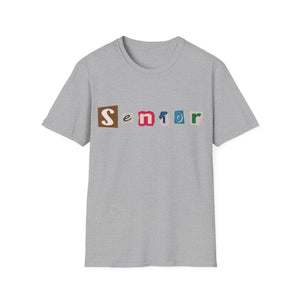Senior - Adult Sizing - Blank Back - Unisex Softstyle T-Shirt