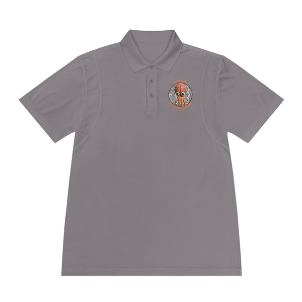 CAB - Orange text - Men's Sport Polo Shirt