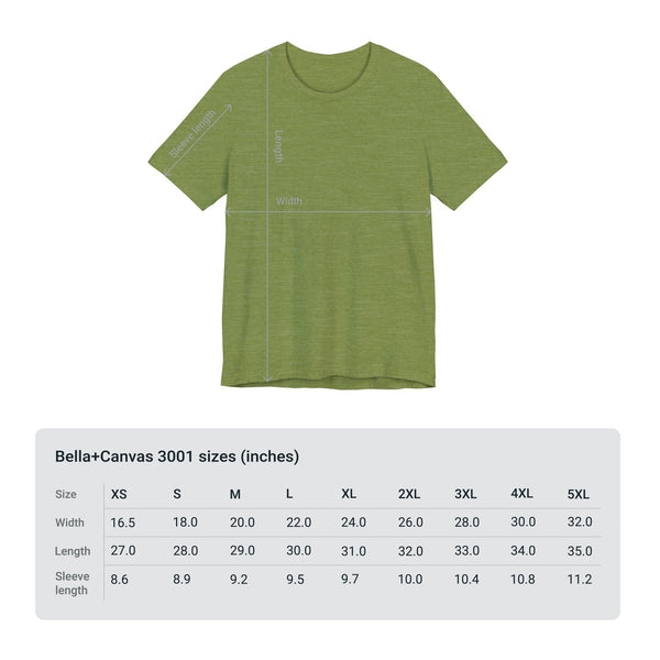 WHM - Flag on Sleeves - Unisex Jersey Short Sleeve Tee