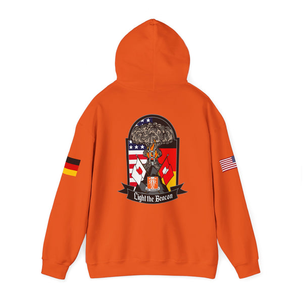 USANEC-S - Flags on Sleeves - Unisex Heavy Blend™ Hooded Sweatshirt