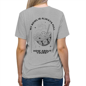 Bowl Full Of Smiles! - Triblend Tee