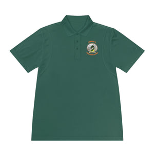 CSD Dragon - Orange text - Men's Sport Polo Shirt