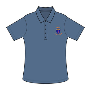 PPT U'R-AF - Orange text - Ladies Fine Pique Blend Polo