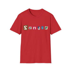 Senior - Adult Sizing - Blank Back - Unisex Softstyle T-Shirt